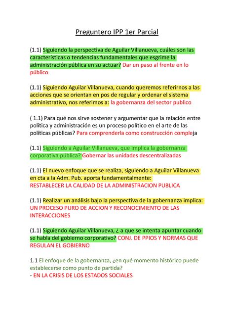 Preguntero IPP 1er Examen 1 Preguntero IPP 1er Parcial 1 Siguiendo