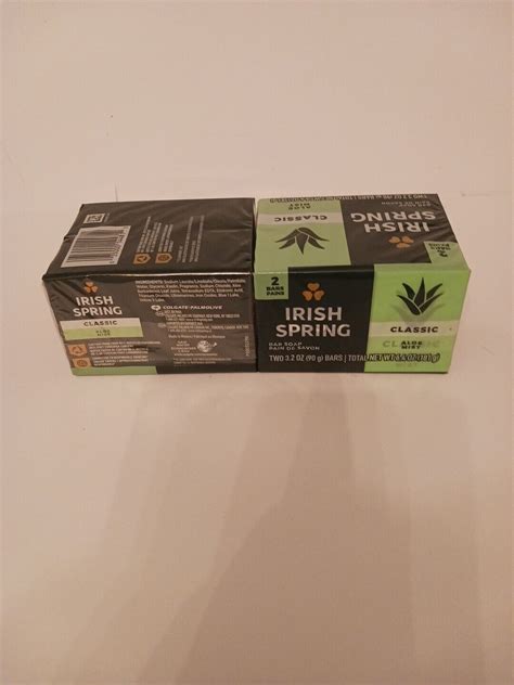 Irish Spring Aloe Mist Deodorant Soap Bars Classic Oz Ea Pk Ea