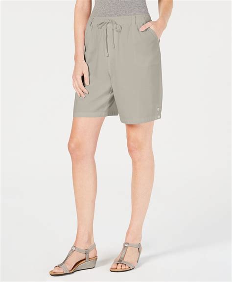 Karen Scott Cotton Drawstring Shorts Created For Macys Macys