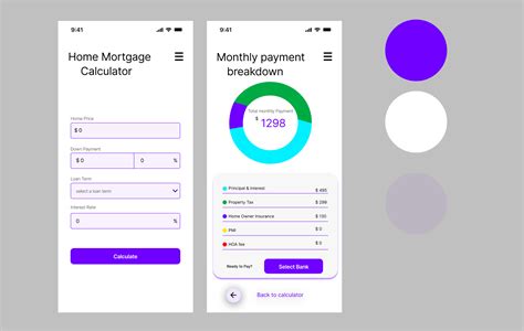 Home Mortgage Calculator by Edlawit G on Dribbble