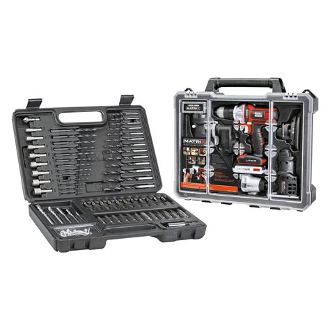 Shop Black Decker 6 Tool 20 Volt Max Power Tool Combo Kit With Hard Case 1 Battery Included And