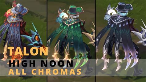 High Noon Talon All Chromas YouTube