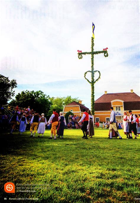 Sweden in Lindsborg Kansas - Dancing around the Midsummer Pole ...