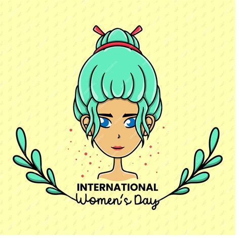 Ilustración De Mujer Al Estilo De Dibujos Animados Para El Día De La