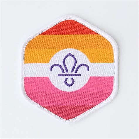 Scout Pride Blanket Badge Lesbian Flag Pride Badges
