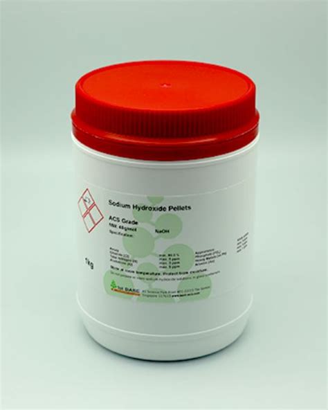 Rsc Estore Sodium Hydroxide Pellets Acs Grade Kg