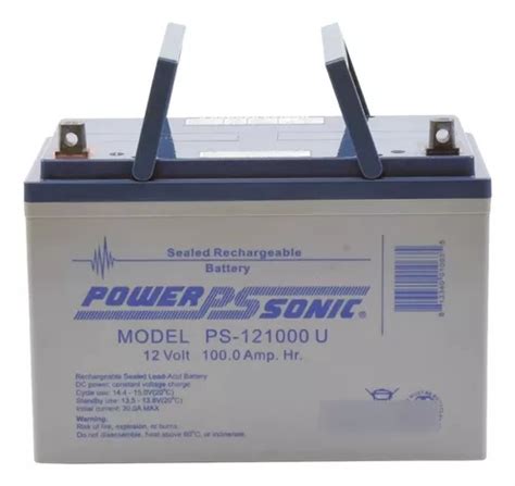 Bater A Recargable Power Sonic Ps U V Ah Meses Sin Intereses