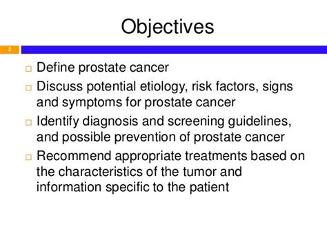 Overview And Pharmacotherapy Of Prostate Cancer Based On Nccn 2012 G