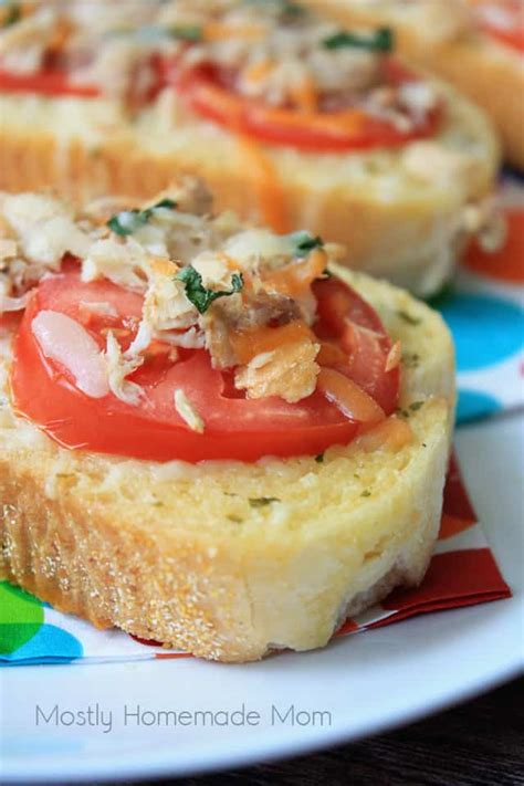 Garlic Bread Tuna Melt Mostly Homemade Mom