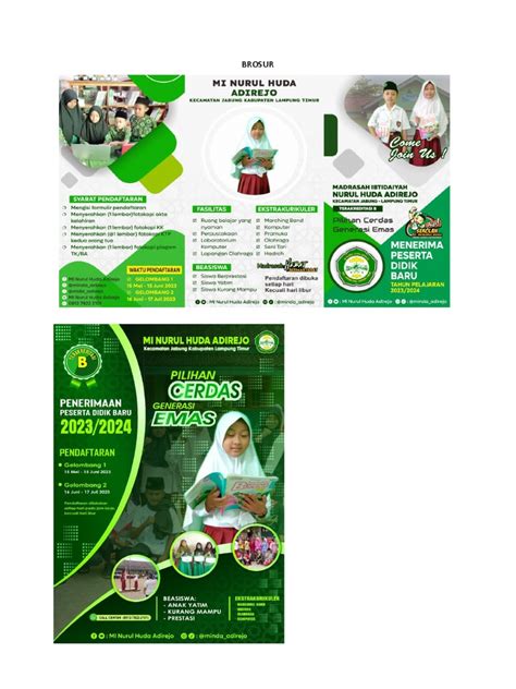 Foto Leaflet Pamflet Brosur Video Kegiatan Sosialisasi Visi Misi Pdf