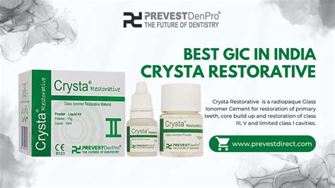 Best Glass Ionomer Cement In India Crysta Restorative Prevest