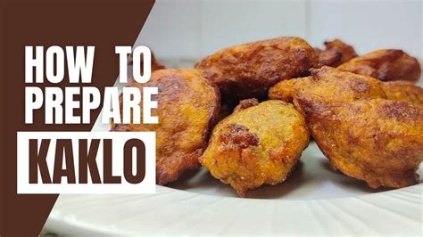 HOW TO MAKE GHANA KAAKLO WITH RIPE PLANTAIN YouTube