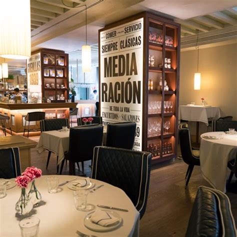 Restaurant Media Raci N Madrid Md Opentable