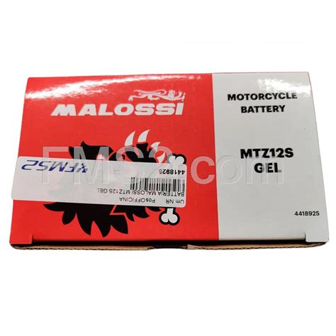 Batteria Malossi Modello Mtz S Sigillata In Gel Senza