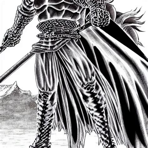 Giga Chad In Berserk Manga By Kentaro Miura Stable Diffusion