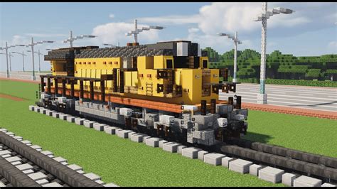 MinecraftUnion Pacific GE C36 7 Locomotive Tutorial 1 5 1 YouTube