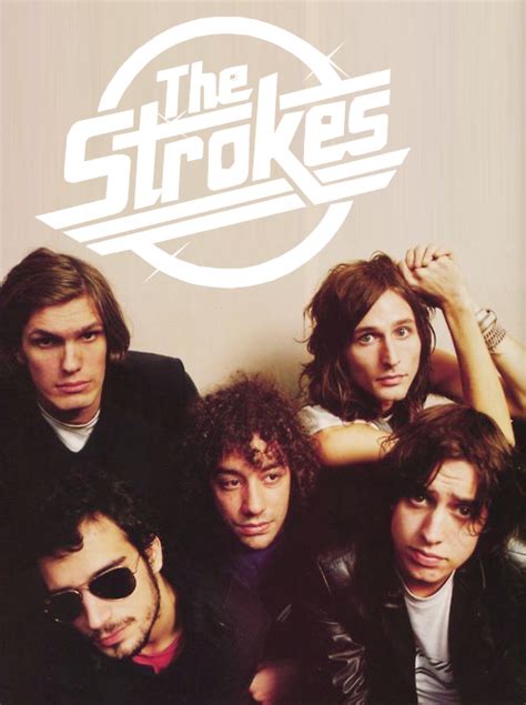 The Strokes Are Posing For A Photo Together