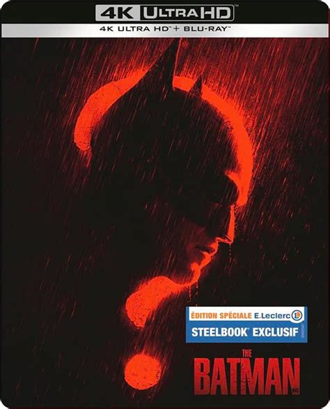 The Batman Dition Sp Ciale E Leclerc Steelbook Blu Ray K Ultra