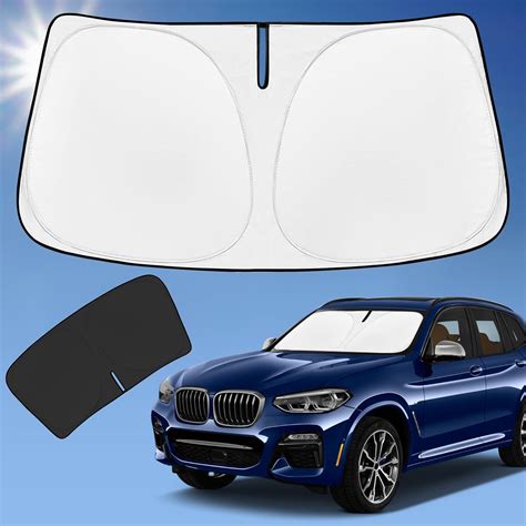 Amazon Sun Shade Sunshade For BMW X3 Windshield Cover 4 Layer