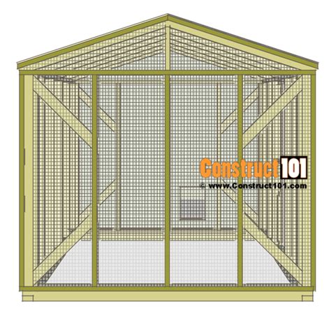 Large Chicken Coop Plans - Step-By-Step - Construct101