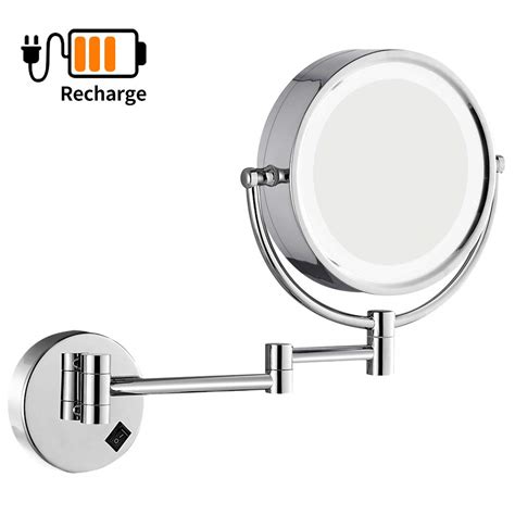 Best Lighted Makeup Mirror 10X Magnification Wall Mounted - Your Best Life