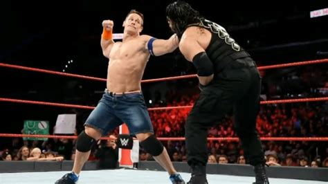 Roman Reign Vs John Cena John Cena Won The Fight Youtube