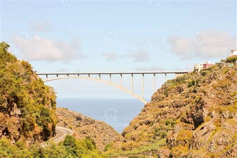 A suspended bridge 22788298 Stock Photo at Vecteezy