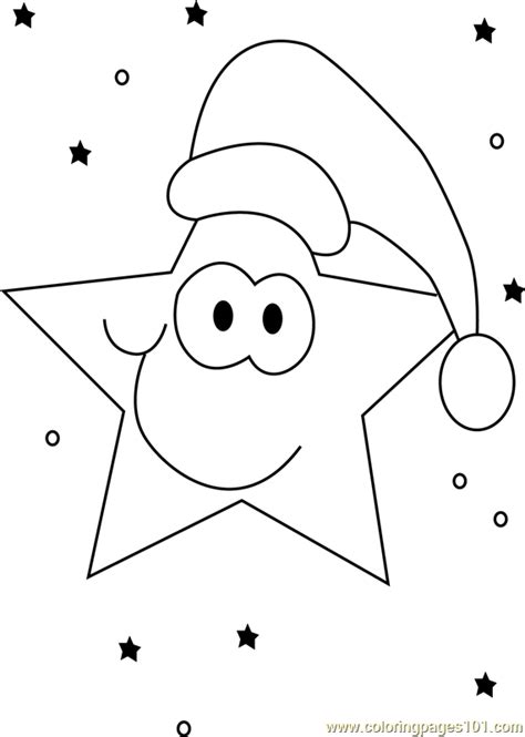 Christmas Star Coloring Page for Kids - Free Christmas Cartoons Printable Coloring Pages Online ...