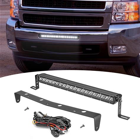 Weisen Front Bumper Mount Bracket Led Light Bar Wire Kit Fit