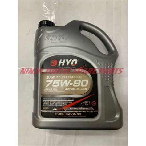 Hyo W Lsd Fully Synthetic Manual Gear Oil Liter Japan Technology