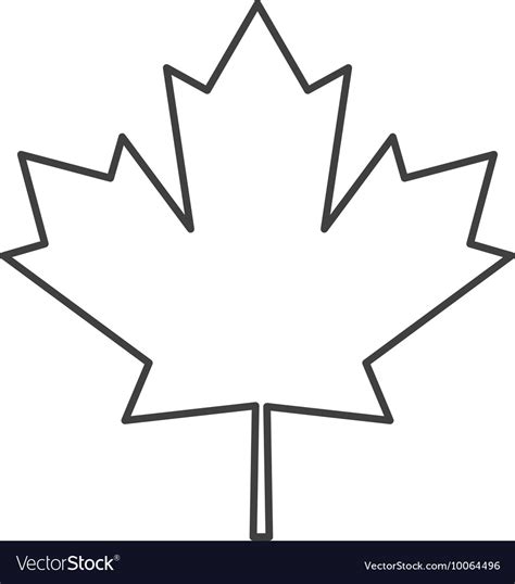 Canada flag maple leaf icon Royalty Free Vector Image