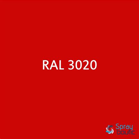 Peinture Ral 3020 Rouge Signalisation Aérosol 400 Ml Belton