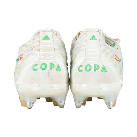 Cesar Azpilicuetas Adidas Copa Boots Whitegreen Personalised Match