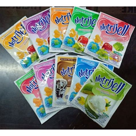 Jual Nutrijell Jelly Powder Gr Tersedia Varian Rasa Yg Bisa