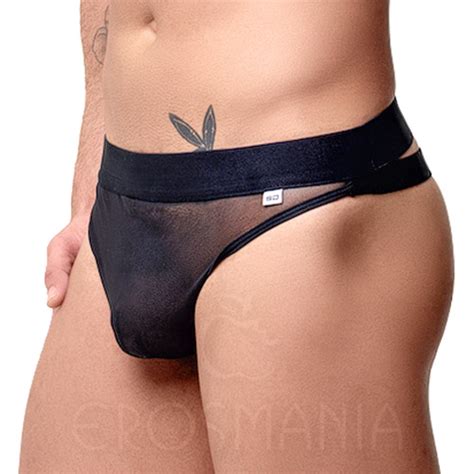 Jockstrap Tule Transparente Fio Dental Sex Shop Erosmania