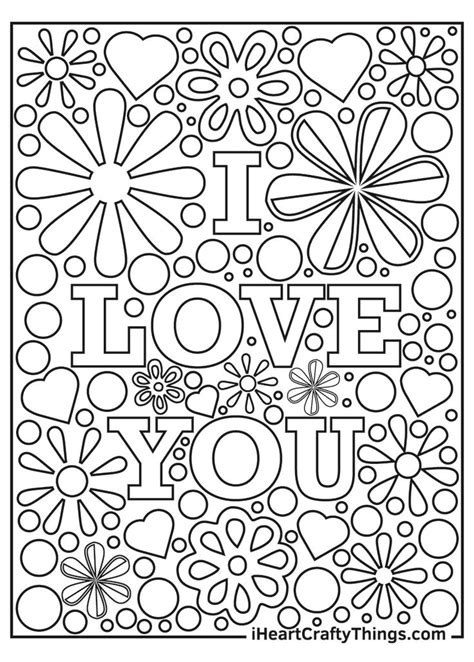 I Love You Coloring Pages Love Coloring Pages Coloring Pages