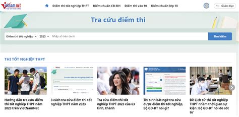 Tra cứu điểm thi tốt nghiệp THPT năm 2023 chính xác nhất