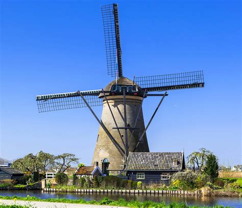 netherlands, Rivers, Houses, Mill, Nature Wallpapers HD / Desktop and ...