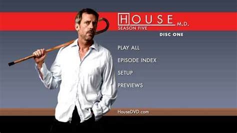 House Season 5 Dvd Cover And Menu House Md Photo 6879462 Fanpop