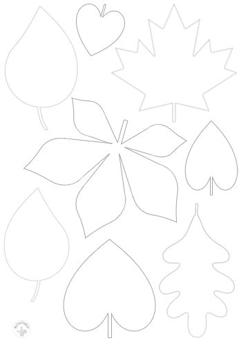 Free Printable Leaf Templates Wytenteguj