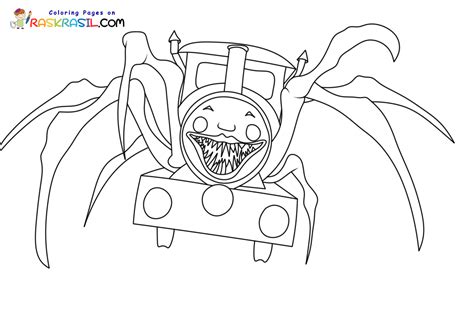 Choo Choo Charles Coloring Pages