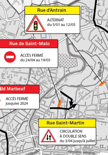 Rennes Info Travaux on Twitter Circuler à Rennes du 1er au 7 mai