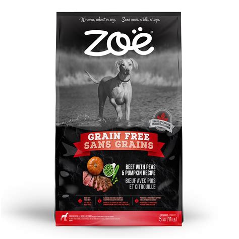 Grain Free | Beef With Peas & Pumpkin 11 lb - Zoë - Made in Canada