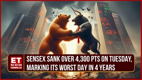 Stock Market On Election Result Day Sensex Crashes Points Nifty