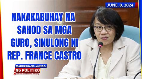 Mahiwagang Mundo Ng Politiko Nakakabuhay Na Sahod Sa Mga Guro