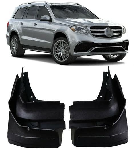 Pcs Set Front Rear Mudguards Mud Flaps For Mercedes Benz