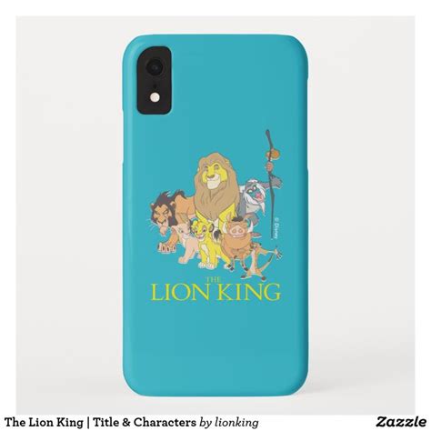 The Lion King Title Characters Case Mate IPhone Case Zazzle