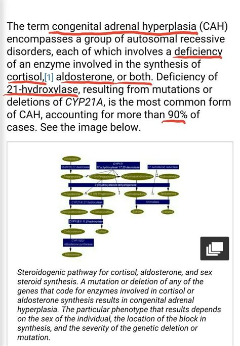 Congenital Adrenal Hyperplasia Diagnosis