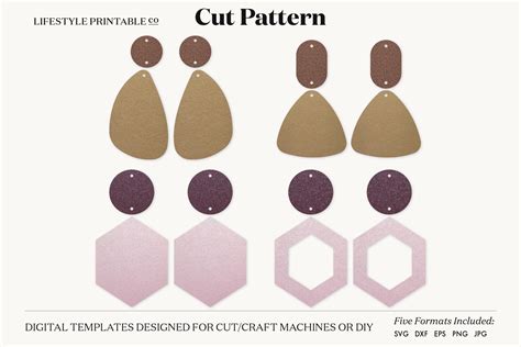 Free Svg Earring Templates For Cricut