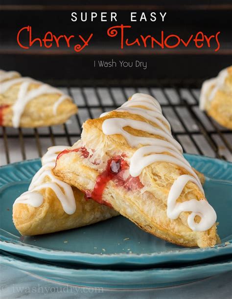 Super Easy Cherry Turnovers | I Wash You Dry